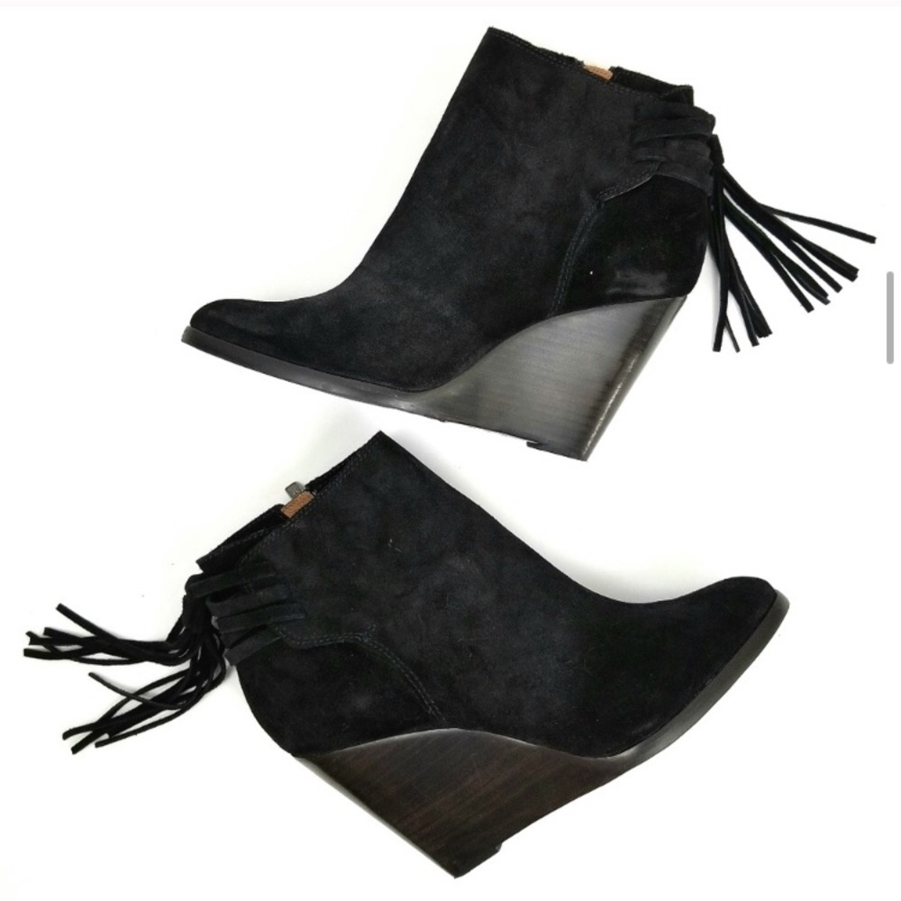 Frye | Cece tassel booties size 8.5